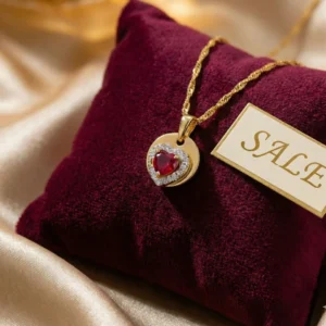 Red | Secrect Initial Necklace Custome Word